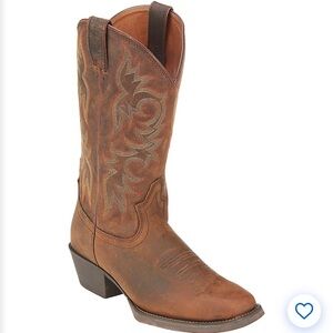 Justin Brown Western Cowboy Boots
